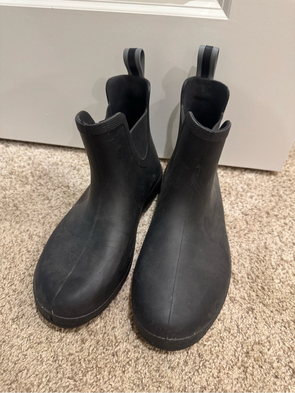 totes Black Short Rain Boot